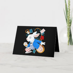 Alice im Wunderland - Weißes Kaninchen Karte