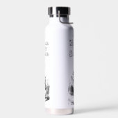 Alice im Wunderland Weißes Kaninchen mit Uhren Trinkflasche (Links)