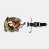 Alice im Wunderland Weißes Kaninchen personalisier Gepäckanhänger (Vorderseite horizontal)