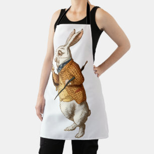   Alice im Wunderland - Weißes Kaninchen Schürze