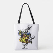 Alice im Wunderland Weißes Kaninchen Shirt Tasche (Rückseite)