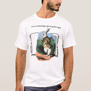 Alice im Wunderland Weißes Kaninchen T-Shirt