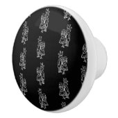 Alice im Wunderland-weißes Kaninchen-und Keramikknauf (Rechts)