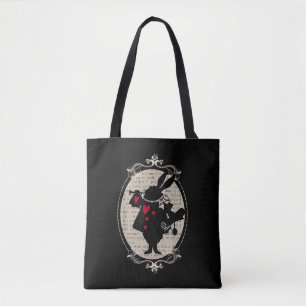 Alice im Wunderland Weißes Kaninchen Vintage Buch Tasche