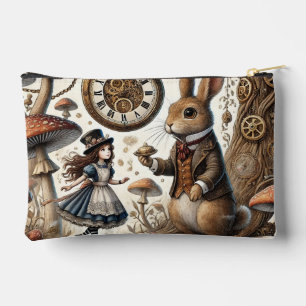 Alice im Wunderland weißes Kaninchen Zubehörtasche