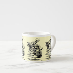 Alice im Wunderland - Weißrabbit - Kaninchen Espressotasse