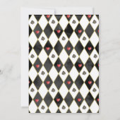 Alice im Wunderland Whimsical Children's Birthday Einladung (Rückseite)