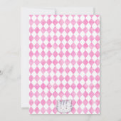 Alice im Wunderland Whimsical Geburtstag Einladung (Rückseite)