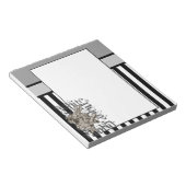 Alice im Wunderland White Rabbit Grunge Notizblock (angewinkelt)