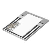 Alice im Wunderland White Rabbit Grunge Notizblock (Rotiert)