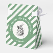 Alice im Wunderland White Rabbit Herald Birthday Geschenkschachtel (Rückseite)