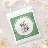 Alice im Wunderland White Rabbit Herald Birthday Geschenktütchen (Ausgeschnitten)