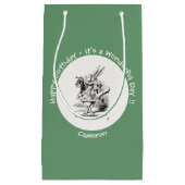 Alice im Wunderland White Rabbit Herald Birthday Kleine Geschenktüte (Vorderseite)