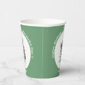 Alice im Wunderland White Rabbit Herald Birthday Pappbecher (Rechts)