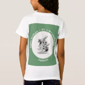 Alice im Wunderland White Rabbit Herald Birthday T-Shirt (Rückseite)