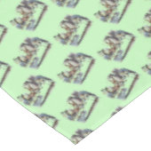 Alice im Wunderland White Rabbit Kaninchen Pastell Tischdecke (Schrägansicht)