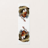 Alice im Wunderland White Rabbit Personalize Card (Außenseite Aufgefaltet)