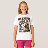 Alice im Wunderland White Rabbit Tee Art (Vorne ganz)
