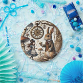 Alice im Wunderland White Rabbit Tee Art Pappteller (Party)