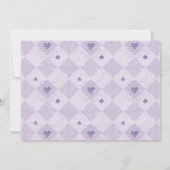 Alice im Wunderland Wichtiges Datum Foto Save The Date (Rückseite)