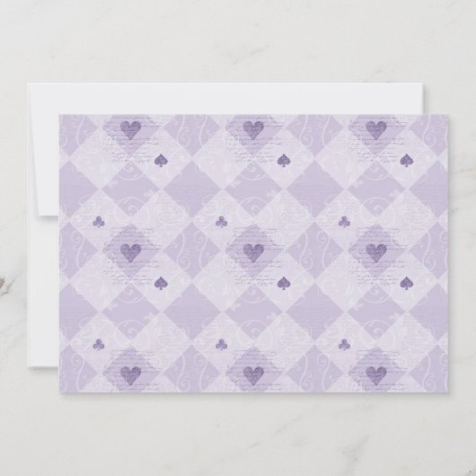 Alice im Wunderland Wichtiges Datum Foto Save The Date (Rückseite)