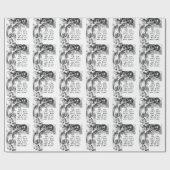 Alice im Wunderland - wir sind alle hier wütend Geschenkpapier (Flach)