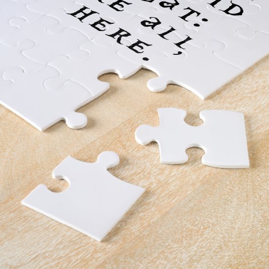 Alice im Wunderland - wir sind alle hier wütend Puzzle (Seite)