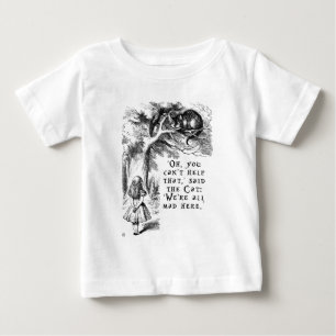 Alice im Wunderland - Wir sind alle verrückt hier Baby T-shirt