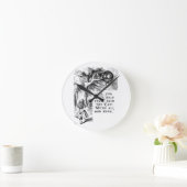 Alice im Wunderland - Wir sind alle wütend hier Runde Wanduhr (Zuhause)