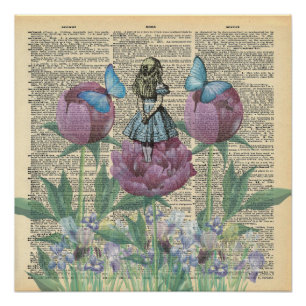 Alice im Wunderland - Wonderland Garden Poster
