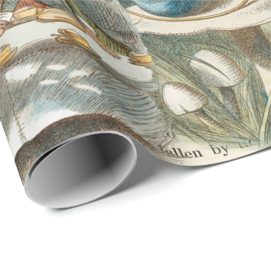 Alice im Wunderland Wrapping Paper Geschenkpapier (Rolleneckpunkt)