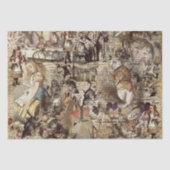 Alice im Wunderland Wrapping Paper Seidenpapier (Vorderseite)
