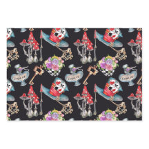 Alice im Wunderland Wrapping Paper (Set 3)