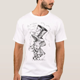 Alice im Wunderland: Wütende Hutmacher-Skizze T-Shirt
