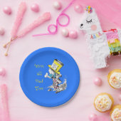 Alice im Wunderland-wütender Pappteller (Party)