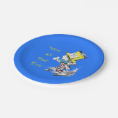 Alice im Wunderland-wütender Pappteller (Schrägansicht)