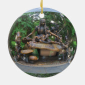 Alice im Wunderland - Zentralpark NYC Keramikornament (Hinten)