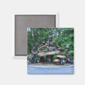 Alice im Wunderland - Zentralpark NYC Magnet (Vorderseite/Rückseite)