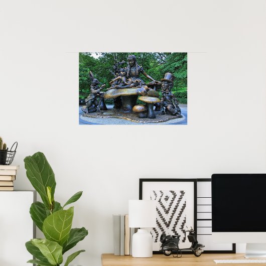 Alice im Wunderland - Zentralpark NYC Poster (Heimbüro)