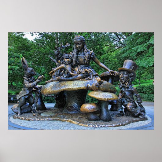 Alice im Wunderland - Zentralpark NYC Poster (Vorne)