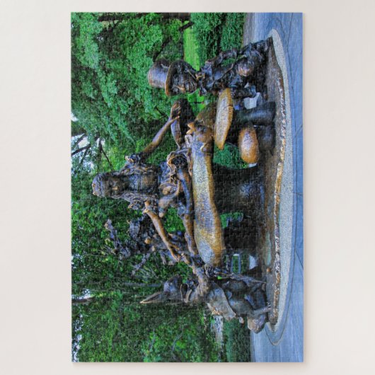 Alice im Wunderland - Zentralpark NYC Puzzle (Vertikal)