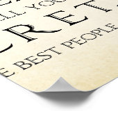 Alice im Wunderland Zitat - Sie sind ganz Bonkers Poster (Ecke)