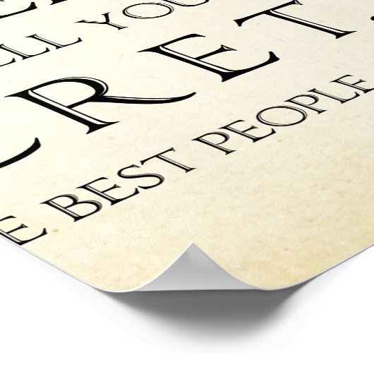 Alice im Wunderland Zitat - Sie sind ganz Bonkers Poster (Ecke)