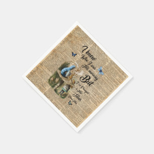 Alice im Wunderland Zitat Vintages Wörterbuch Serviette