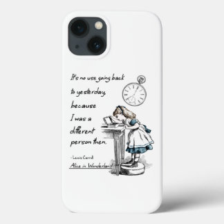 Alice im Wunderland Zitate iPhone 13 Hülle