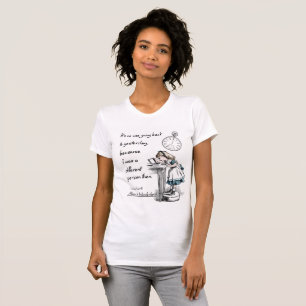 Alice im Wunderland-Zitate T-Shirt