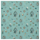 Alice im Wunderland zum Thema Peacock Fantasy Stoff (Muster)