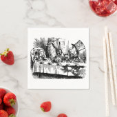 Alice im Wunderland zur Illustration von Paper Nap Serviette (Beispiel)