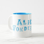 Alice im Wunderland Zwei Tone Tasse (Vorderseite Links)