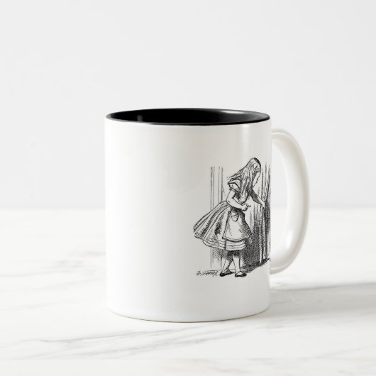 Alice im Wunderland Zweifarbige Tasse (VorderseiteRechts)